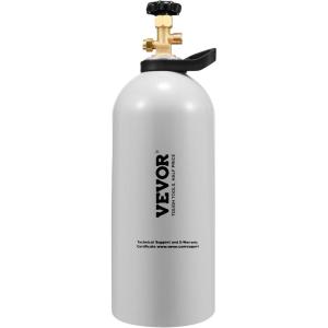 imageVEVOR CO2 Tank 10 lbs New Aluminum Alloy Cylinder CO2 Air Tank with Light Spray Coating CGA320 Valve Handle ampamp Adjustable Pressure DOT Approved Cylinder for Draft Beer Dispensing10 lbs