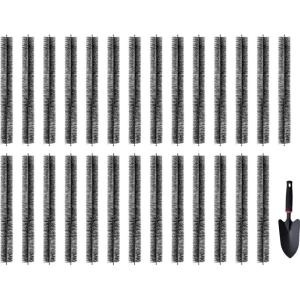 imageVEVOR Gutter Brush 433 inch Diameter 15 Feet Total Length Gutter Cleaning Tools GroundLevel Brush Leaf Guard for 5 Inch Gutters Easily Clear Roof Leaves and Debris 5 Pack80FT  433in diameter