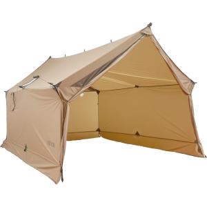 imageVEVOR Hot Tent Camping Tipi Hot Tents with Stove Jack Portable Winter Camping Tents with Snow Skirt Easy Setup Waterproof 4 Season Shelter Tents for Fishing Backpacking2 Personsnopole Frame