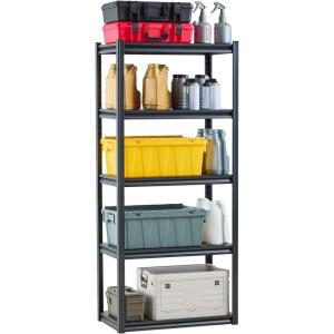 imageVEVOR Storage Shelving Unit 5Tier Adjustable Storage Shelves 48quot L x 24quot W x 72quot H Heavy Duty Garage Storage Shelves Metal Shelves for Kitchen Pantry Basement Bathroom Laundry18 D x 32 W x 72 H