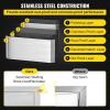 image17W x 30H x 21D Inch Stainless Steel Outdoor Kitchen Double Access Drawers Combo with 24W x 24H Inch BBQ Access Doors17W x 30H x 21D Inch