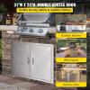 image17W x 30H x 21D Inch Stainless Steel Outdoor Kitchen Double Access Drawers Combo with 24W x 24H Inch BBQ Access Doors17W x 30H x 21D Inch