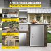 image17W x 30H x 21D Inch Stainless Steel Outdoor Kitchen Double Access Drawers Combo with 24W x 24H Inch BBQ Access Doors17W x 30H x 21D Inch