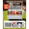 imageVEVOR Rotisserie Grill 46in BBQ Outdoor Pig ampamp Lamb Spit Roaster Charcoal Spit Roaster with 132 LBS Capacity Wheels ampamp 4Level Height Stainless Steel Rotisserie Grill Kit for Camping Outdoor Parties