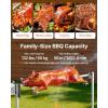 imageVEVOR Rotisserie Grill 56in Electric Rotisserie Grill Kit 8 Level Height BBQ Grills Rotisseries Kit with 132 lbs Load Capacity Asador de Puerco Stainless Steel Automatic Grilling Kits for Parties56