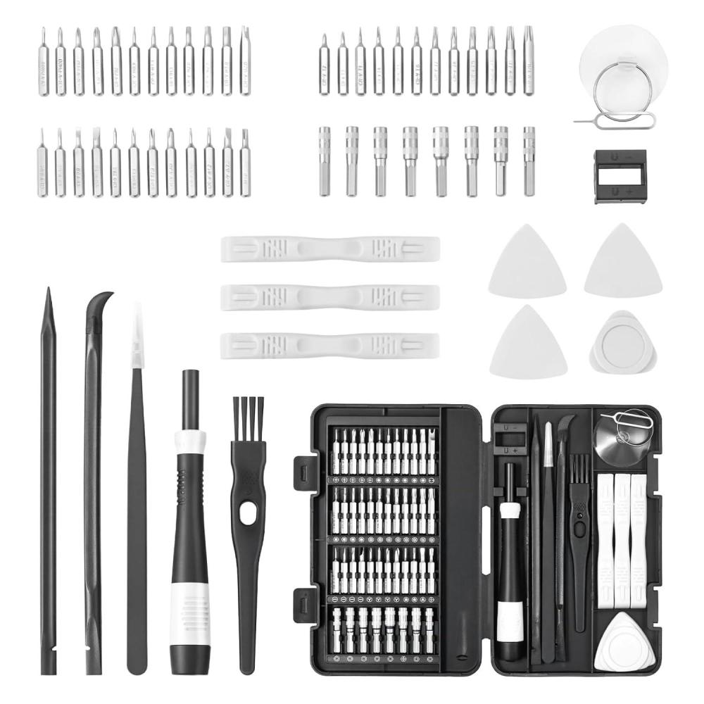imageVEVOR Screwdriver Set 12Piece Hand Tools Set with Magnetic Tips Includes 5 Phillips and 5 Flat Head Bits ZType Bit Professional Repair Tool Kit for Sockets Furniture Home Appliances Bicycles59 in 1  With Storage Case