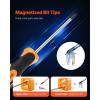 imageVEVOR Screwdriver Set 12Piece Hand Tools Set with Magnetic Tips Includes 5 Phillips and 5 Flat Head Bits ZType Bit Professional Repair Tool Kit for Sockets Furniture Home Appliances Bicycles12 in 1  Fiexed Type