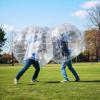 imageVEVOR Inflatable Bumper Ball 4FT5FT Body Sumo Zorb Balls for Teen 08mm Thick PVC Human Hamster Bubble Balls for Outdoor Team Gaming Play Bumper Bopper Toys for Garden Yard Park5FT Transparent