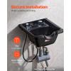imageVEVOR Shampoo Basin Black Hairdresser Sink Shampoo Bowl Sink ABS Plastic Salon and Spa Hair Washing Sink Hair Backwash Basin Beauty Salon Equipment for Hair Stylists