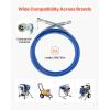 imageVEVOR Stand Airless Paint Sprayer 1500W 3300PSI High Pressure Airless Sprayer Cleaning Brush Hose Extension Rod Nozzles Electric Spray Paint Machine for Large Apartments Factory Buildings25FT Hose