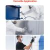 imageVEVOR Stand Airless Paint Sprayer 1500W 3300PSI High Pressure Airless Sprayer Cleaning Brush Hose Extension Rod Nozzles Electric Spray Paint Machine for Large Apartments Factory Buildings25FT Hose