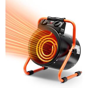 imageVEVOR Greenhouse Heater 1500W PTC Fast Heating With Overheat Protection 3Speed Setting Small Grow Tent Fan Electric Portable for Green House Flower Room WorkplaceUpgrade heater