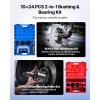 imageVEVOR 10pcs Ball Joint Press amp 24pcs Wheel Bearing Race and Seal Driver Set with 13 Bushings CFrame and Sleeves 2 in 1 Bearing Press Kit Heavy Duty Removal Installation SetBall Joint PressBearing Press