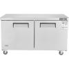 imageVEVOR 60 Commercial Refrigerator Sandwich amp Salad Prep Table 154 Cu Ft Stainless Steel Refrigerated Food Prep Station with 16 Pans Cut Board Mega Top Refrigerator for Restaurant Food Truck60W Worktop Refrigerator