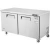 imageVEVOR 60 Commercial Refrigerator Sandwich amp Salad Prep Table 154 Cu Ft Stainless Steel Refrigerated Food Prep Station with 16 Pans Cut Board Mega Top Refrigerator for Restaurant Food Truck60W Worktop Refrigerator