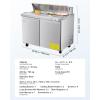 imageVEVOR 60 Commercial Refrigerator Sandwich amp Salad Prep Table 154 Cu Ft Stainless Steel Refrigerated Food Prep Station with 16 Pans Cut Board Mega Top Refrigerator for Restaurant Food Truck48W with 12 Pans