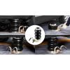 imageVEVOR Air Jack 3 Ton6600 lbs Triple Bag Air Jack with Heightened Column Lifting Up to 213 Inch amp Adjustable Handle with Thick Rubber Pad 16S Lifting Pneumatic Bag Jack Fits for Car SUV3Thigh 177inshort Handle
