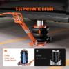 imageVEVOR Air Jack 3 Ton6600 lbs Triple Bag Air Jack with Heightened Column Lifting Up to 213 Inch amp Adjustable Handle with Thick Rubber Pad 16S Lifting Pneumatic Bag Jack Fits for Car SUV3Thigh 213inAdjustable Handle