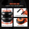 imageVEVOR Air Jack 3 Ton6613 lbs Triple Bag Air Jack Airbag with Six Steel Pipes Lift Up to 177 inch450 mm 16 s Fast Lifting Pneumatic with Short Handles for Car SUV Pickup Truck Repair Garage3Thigh 143inSpace Saving