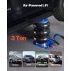 imageVEVOR Air Jack 3 Ton6613 lbs Triple Bag Air Jack Airbag with Six Steel Pipes Lift Up to 177 inch450 mm 16 s Fast Lifting Pneumatic with Short Handles for Car SUV Pickup Truck Repair GarageShort Handle