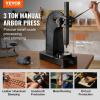 imageVEVOR Arbor Press 3 Ton Manual Arbor Press 122 Maximum Height Cast Iron Heavyduty Manual Desktop Arbor Press Precision Hand Press for Stamping Bending Stretching Forming3T