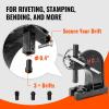 imageVEVOR Arbor Press 3 Ton Manual Arbor Press 122 Maximum Height Cast Iron Heavyduty Manual Desktop Arbor Press Precision Hand Press for Stamping Bending Stretching Forming1T