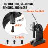 imageVEVOR Arbor Press 3 Ton Manual Arbor Press 122 Maximum Height Cast Iron Heavyduty Manual Desktop Arbor Press Precision Hand Press for Stamping Bending Stretching Forming3T