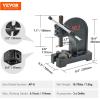 imageVEVOR Arbor Press 3 Ton Manual Arbor Press 122 Maximum Height Cast Iron Heavyduty Manual Desktop Arbor Press Precision Hand Press for Stamping Bending Stretching Forming05T