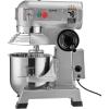 imageVEVOR Commercial Mixer 30Qt Commercial Food Mixer Stainless Steel Bowl 1100W Commercial Stand Mixer with 3 Speeds Adjustable Dough Hook Whisk Beater Included Perfect for Bakery Pizzeria Silver30Qt