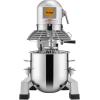 imageVEVOR Commercial Mixer Commercial Food Mixer 10Qt Stainless Steel Bowl 450W Commercial Stand Mixer with 3 Speeds Adjustable Dough Hook Whisk Beater Included Perfect for Bakery Pizzeria Silver20Qt