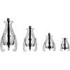 imageVEVOR Gear Puller Set 3 4 6 8 Puller Kit 3 Jaw Gear Bearing Flywheel Pulley Removal Tool 2 or 3 Reversible Jaws Wheel Puller Vertically and Horizontally External and Internal 4Piece4 Pcs