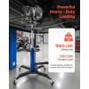 imageVEVOR Hydraulic Transmission Jack 2 Stage Ram 1322 lbs  06 Ton 346693 in High Lifting Height Transmission Jack with Foot Pedal Dual Telescopic Trans GarageShop Lift HoistsingleStage 1660 LBS