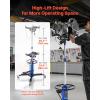 imageVEVOR Hydraulic Transmission Jack 2 Stage Ram 1322 lbs  06 Ton 346693 in High Lifting Height Transmission Jack with Foot Pedal Dual Telescopic Trans GarageShop Lift HoistsingleStage 1660 LBS
