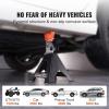 imageVEVOR Jack Stands 3 Ton 6000 lbs Capacity Car Jack Stands 108163 inch Adjustable Height for lifting SUV Pickup Truck Car and UTVATV Red 1 Pair3T Single Locking