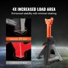 imageVEVOR Jack Stands 3 Ton 6000 lbs Capacity Car Jack Stands 108163 inch Adjustable Height for lifting SUV Pickup Truck Car and UTVATV Red 1 Pair3T Single Locking