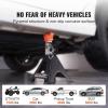 imageVEVOR Jack Stands 6 Ton 13000 lbs Capacity Car Jack Stands Double Locking 14223 inch Adjustable Height for Lifting SUV Pickup Truck Car and UTVATV Red 1 Pair3T 2Locking