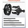 imageVEVOR LS Harmonic Balancer Puller Kit Adjustable 3Jaw Puller Fits Most Late Model Vehicles 3Jaw Pulley Puller Set with 4 Forcing Rods for Removing Harmonic Balancers Without Removing The Radiatorls harmonic balancer puller set
