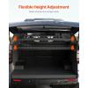 imageVEVOR Rear Trunk Cargo Rack for 20102024 Toyota 4Runner 220 lbs Capacity Aluminum Alloy Basket Tray Interior Storage Luggage Carrier Adjustable Height Shelf Stand Organizer for Camping Trip Gear