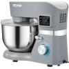 imageVEVOR Stand Mixer 5QT Dough Mixer 10P Speeds Tilthead Food Mixer Kitchen Mixer with Stainless Steel Bowl Dough Hook Wire Whip Beater Scraper Household Stand Mixer for Baking Mixing Black58 QTGray
