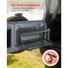 imageVEVOR Tailgate Table for 20072024 Jeep Wrangler JL 100 lbs Carbon Steel Foldable Molle Panel DoubleLayer Drop Down Table Rear Cargo Storage Rack Shelf Luggage Holder Carrier CampingJeep JL20072024