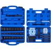 imageVEVOR 52pcs Custom Bushing Bearing And Seal Driver Set amp 16pcs Slide Hammer Puller Set 2 in 1 Bushing Bearing Driver Press Kit Heavy Duty Removal Puller Installation Set with 49 Bushings 10 Colletsbearing pullerbearing race driver