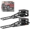 imageVEVOR Air Hydraulic Jack Car Ramps 2PCS 11023 lbs5 Ton Capacity 126 inch Max Height Pneumatic Ramp Jacks with Airbags Wheel Chocks Extension Ramps Heightened Columns HeavyDuty
