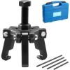 imageVEVOR LS Harmonic Balancer Puller Kit Adjustable 3Jaw Puller Fits Most Late Model Vehicles 3Jaw Pulley Puller Set with 4 Forcing Rods for Removing Harmonic Balancers Without Removing The Radiatorls harmonic balancer puller set