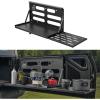 imageVEVOR Tailgate Table for 20072024 Jeep Wrangler JL 88 lbs Capacity Carbon Steel Foldable Molle Panel Drop Down Table Rear Door Cargo Storage Rack Shelf Luggage Holder Carrier CampingJeep JL20072024