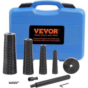 imageVEVOR 52PCS Custom Bushing Bearing amp Seal Driver Set Transmission Wheel Axle Bearing Race Seal Driver Installer Remover 1865mm amp 74mm Metric Discs Bush Removal Puller Bearing Press Tool Kit52 Piece