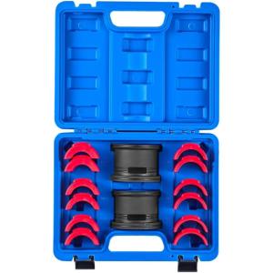 imageVEVOR 52PCS Custom Bushing Bearing amp Seal Driver Set Transmission Wheel Axle Bearing Race Seal Driver Installer Remover 1865mm amp 74mm Metric Discs Bush Removal Puller Bearing Press Tool Kitbike fork seal driver