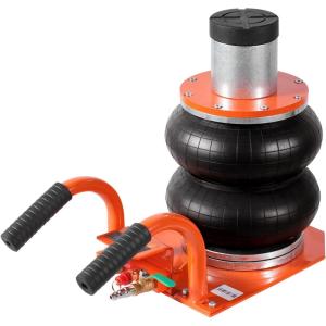 imageVEVOR Air Jack 3 Ton6613 lbs Triple Bag Air Jack Airbag with Six Steel Pipes Lift Up to 177 inch450 mm 16 s Fast Lifting Pneumatic with Short Handles for Car SUV Pickup Truck Repair Garage3Thigh 143inSpace Saving