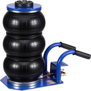 imageVEVOR Air Jack 3 Ton6613 lbs Triple Bag Air Jack Airbag with Six Steel Pipes Lift Up to 177 inch450 mm 16 s Fast Lifting Pneumatic with Short Handles for Car SUV Pickup Truck Repair GarageShort Handle