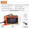 imageVEVOR 36 Volt Golf Cart Battery Charger 12 AMP Smart Battery Charger with DStyle Plug Compatible with LeadAcid AGMGelEFB MF NMC LiFePO4 Batteries for EZGO TXT IP67 Waterproof ETL Certified36V 12A For DStyle Plug
