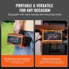 imageVEVOR 36 Volt Golf Cart Battery Charger 12 AMP Smart Battery Charger with DStyle Plug Compatible with LeadAcid AGMGelEFB MF NMC LiFePO4 Batteries for EZGO TXT IP67 Waterproof ETL Certified36V 18A For DStyle Plug